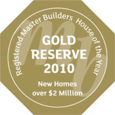 2010 House of the Year (National) | New Home over $2 Million | GOLD Reserve